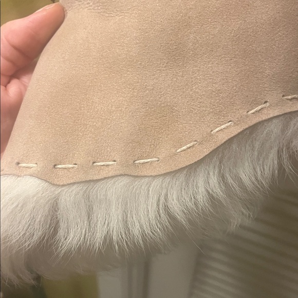 Natural Toscana Shearling Coat NWOT - Picture 11 of 11